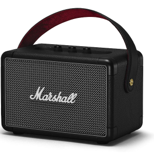 Marshall Kilburn II Bluetooth Speaker - Premium Water Resistance Portable Bluetooth Speaker & Wireless Speakers 20+ Playtime - Black