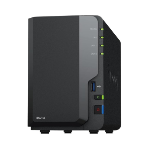 Synology 2-Bay DS223 Quad Core CPU NAS Kit with 2GB Memory for Middle Light Users - Domestic Authorized Dealer Compatible Phone Support DiskStation