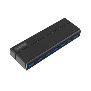 7 Ports Powered USB 3.0 Hub with USB-A Cable