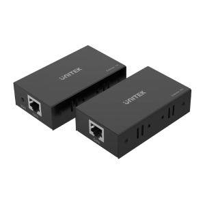 Unitek HDMI Extender Over Ethernet Cable, 150 m - Black